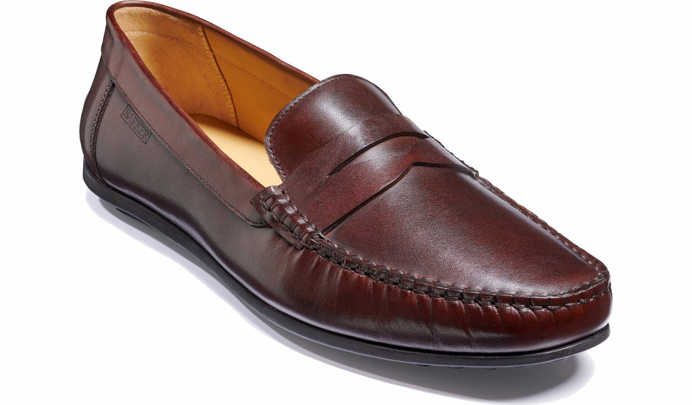 Jamie - Chestnut Hand Painted | Barker Shoes