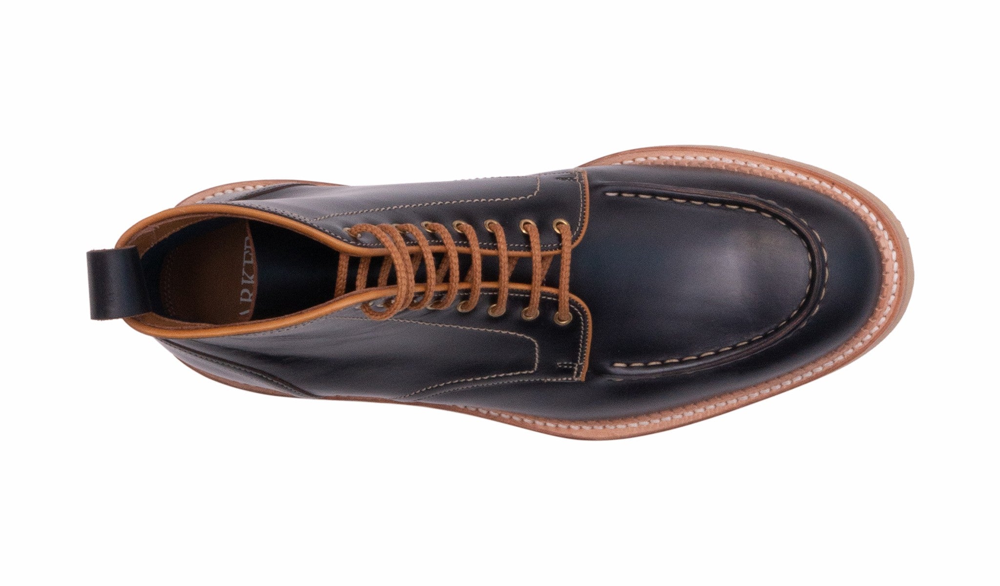 Michigan - Black Waxy Calf | Barker Shoes