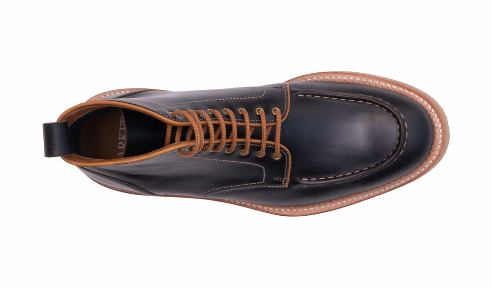 Michigan - Black Waxy Calf | Barker Shoes