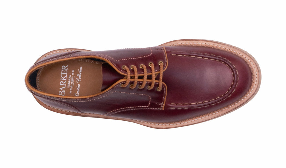 Michigan - Burgundy Waxy Calf | Barker Shoes