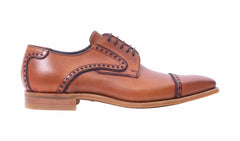 Stewart - Antique Rosewood/ Navy | Barker Shoes