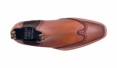 Moreton - Antique Rosewood/ Navy | Barker Shoes