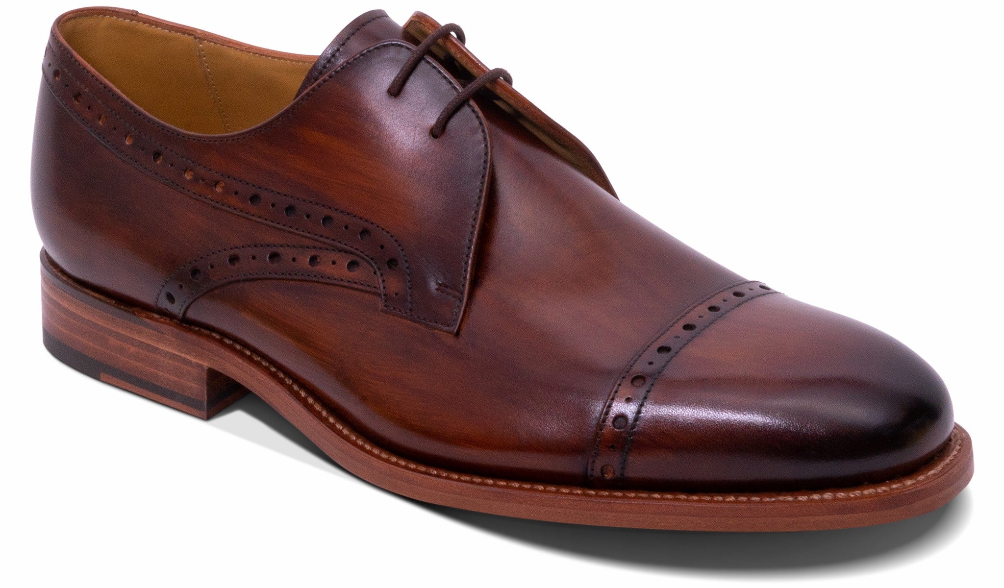 Wye - Hand Brushed Brown | Barker Shoes