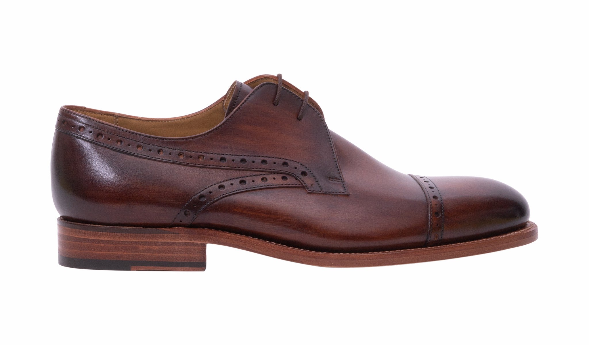 Wye - Hand Brushed Brown | Barker Shoes