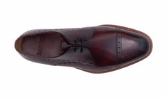 Wye - Hand Brushed Burgundy | Barker Shoes