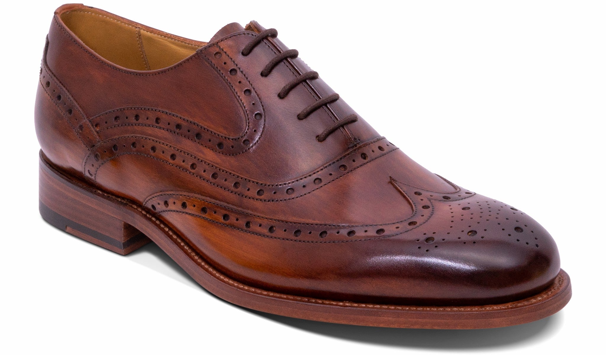 Liffey - Hand Brushed Brown | Barker Shoes