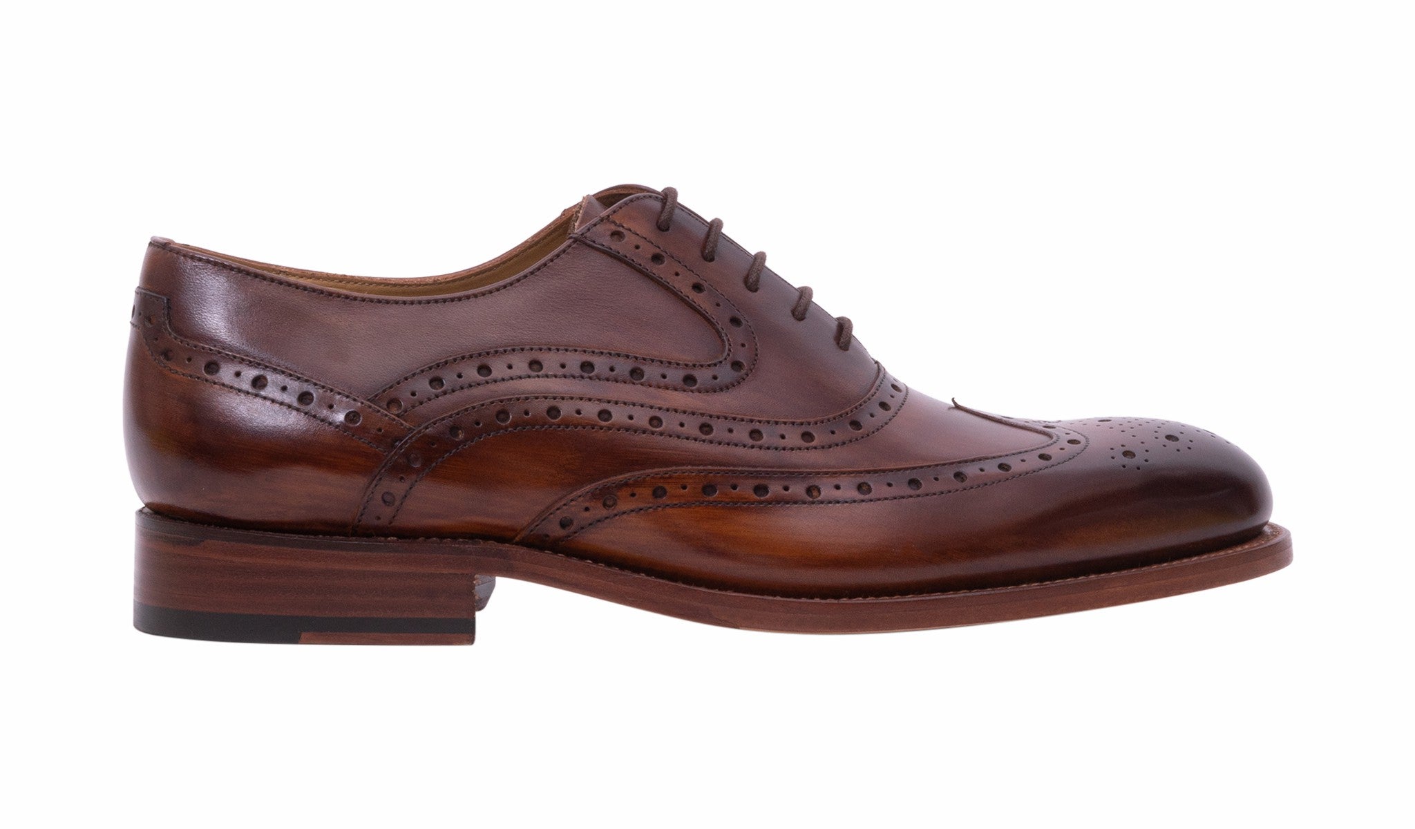 Liffey - Hand Brushed Brown | Barker Shoes