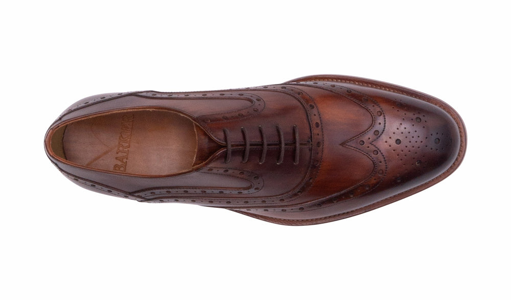 Liffey - Hand Brushed Brown | Barker Shoes