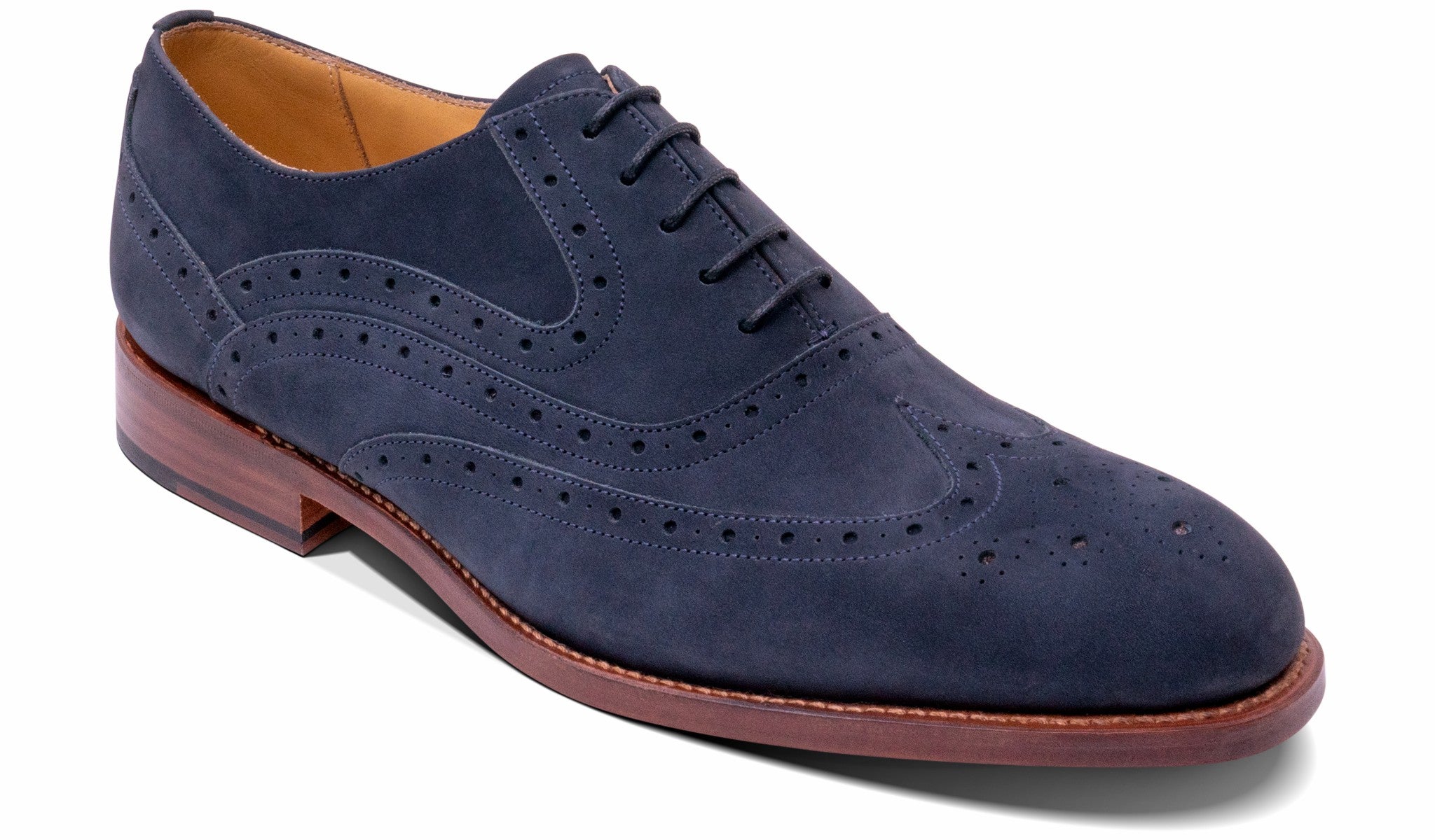 Liffey -Navy Nubuck | Barker Shoes