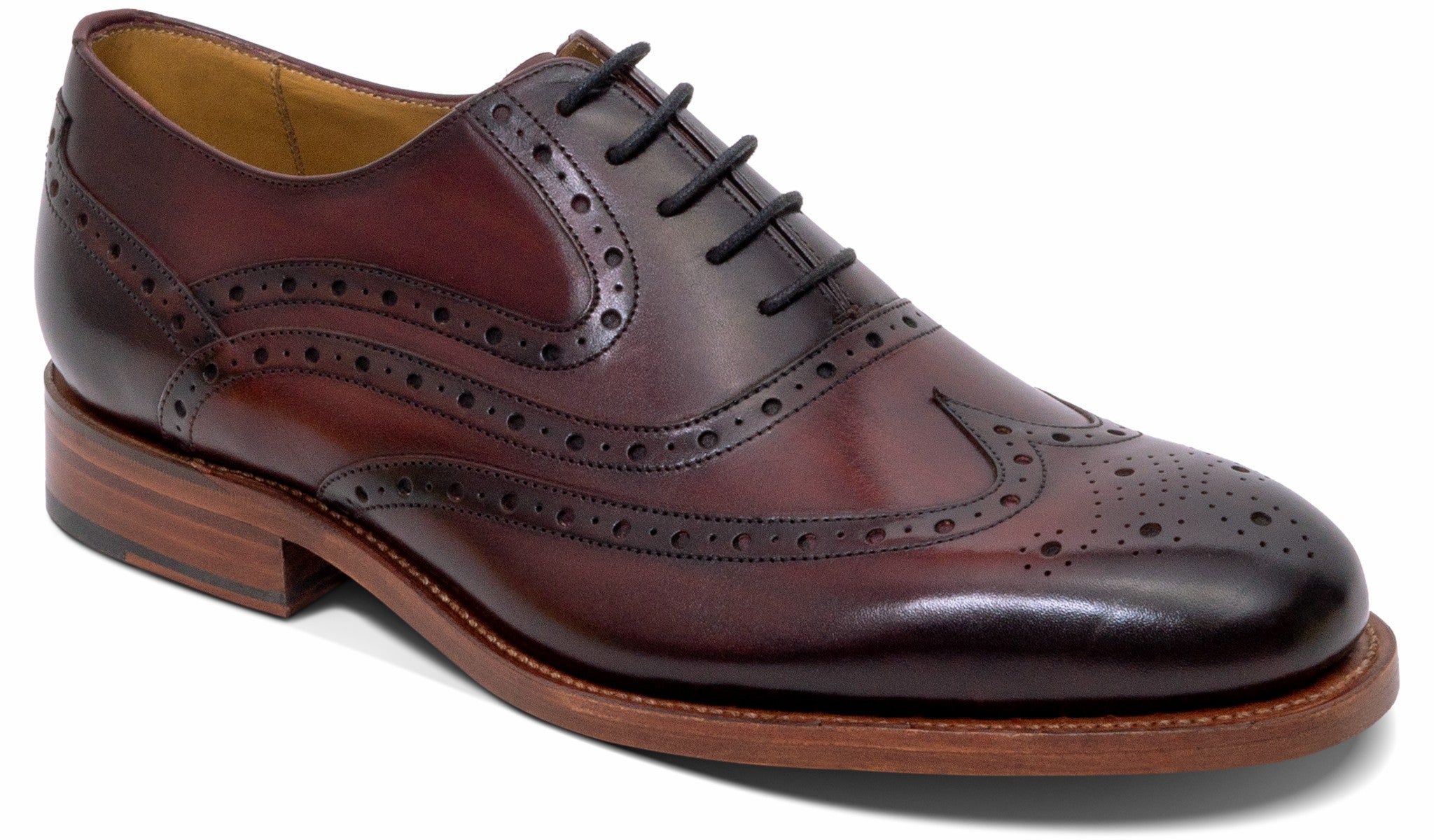Liffey - Hand Brushed Burgundy | Barker Shoes