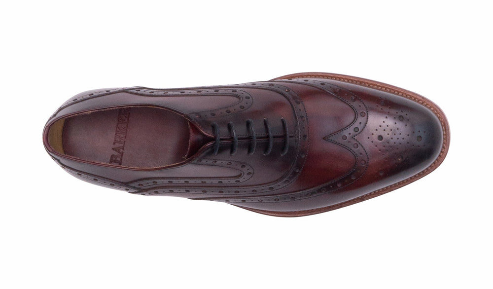 Liffey - Hand Brushed Burgundy | Barker Shoes