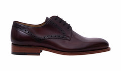 Trent- Hand Brushed Burgundy | Barker Shoes