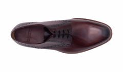 Trent- Hand Brushed Burgundy | Barker Shoes