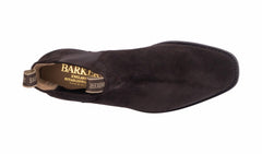 Sutton - Dark Brown Suede | Barker Shoes