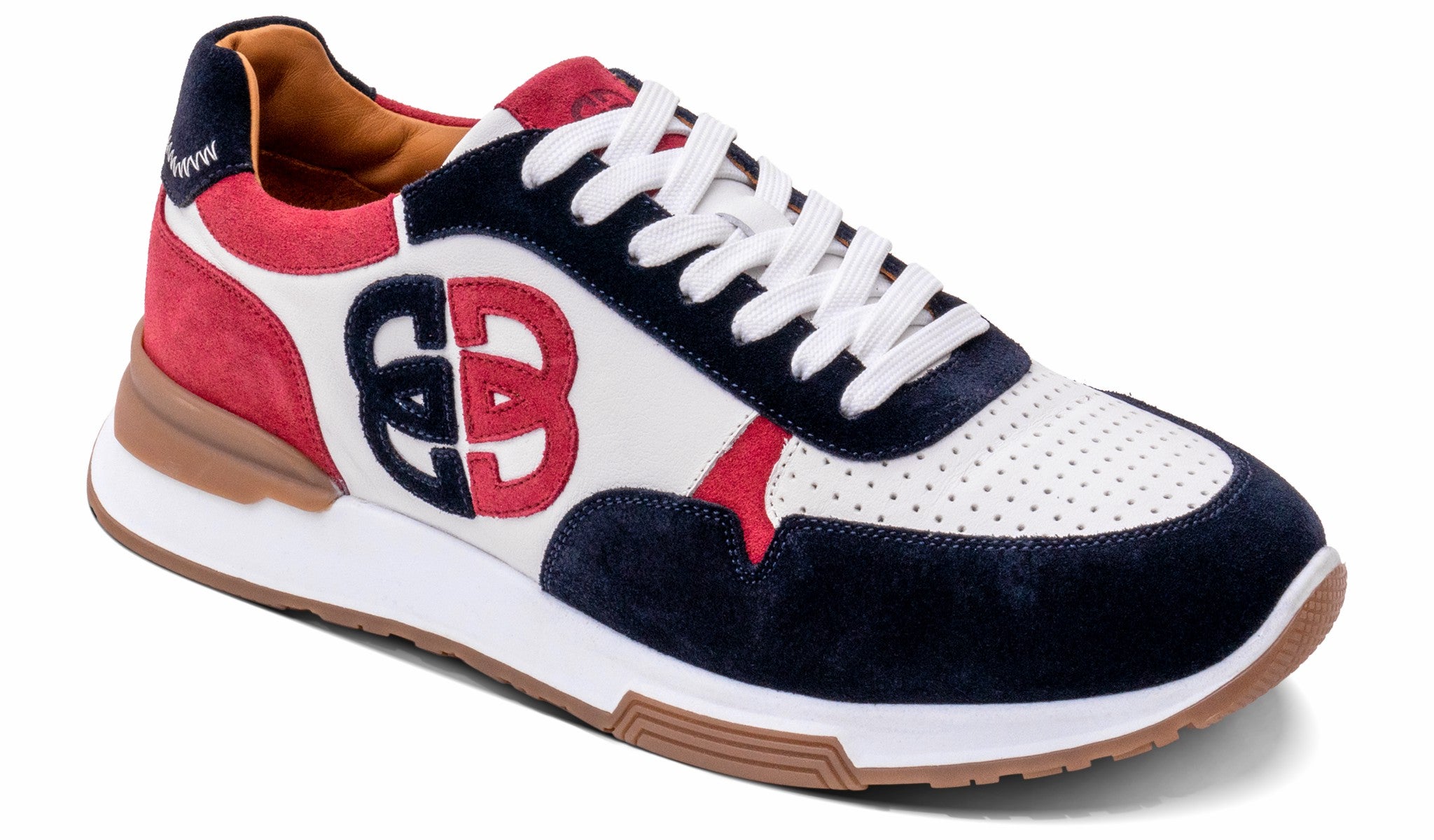 Boston - Red/White/Navy | Barker Shoes