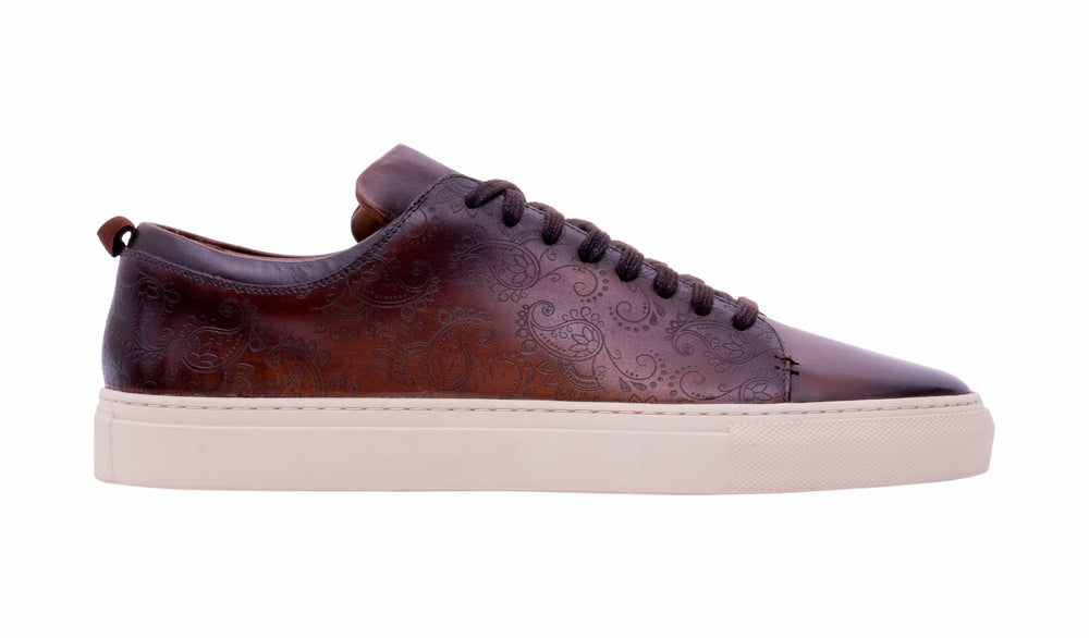 Paisely - Chestnut Hand Painted | Barker Shoes