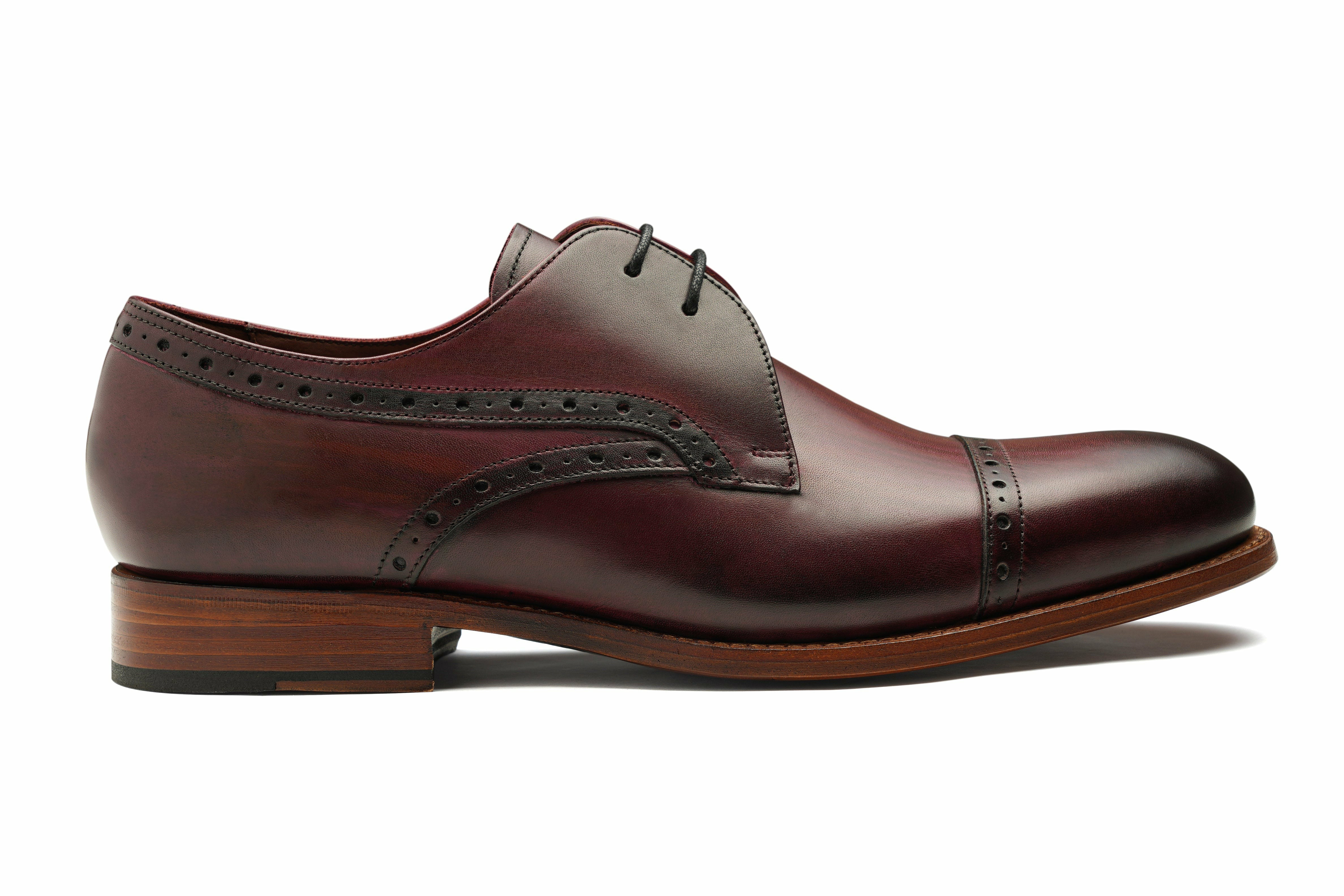 Ealing - Hand Brushed Burgundy | Barker Shoes