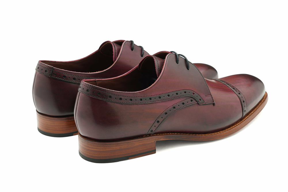 Ealing - Hand Brushed Burgundy | Barker Shoes