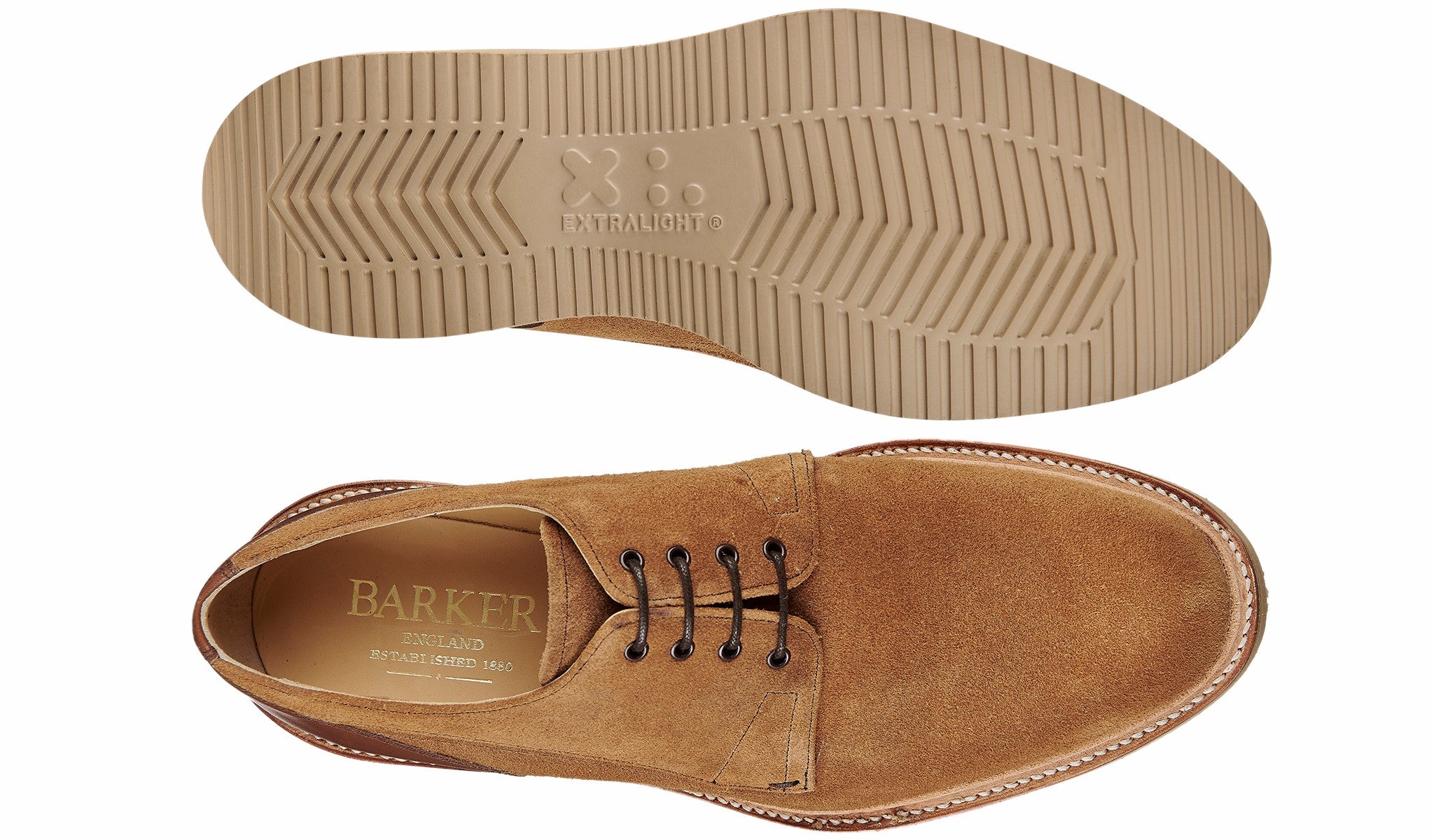 Stratton - Coffee Suede Calf | Barker Shoes