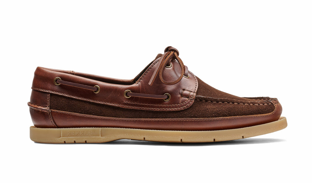 Dexter - Cognac Leather Coffee Suede | Barker Shoes
