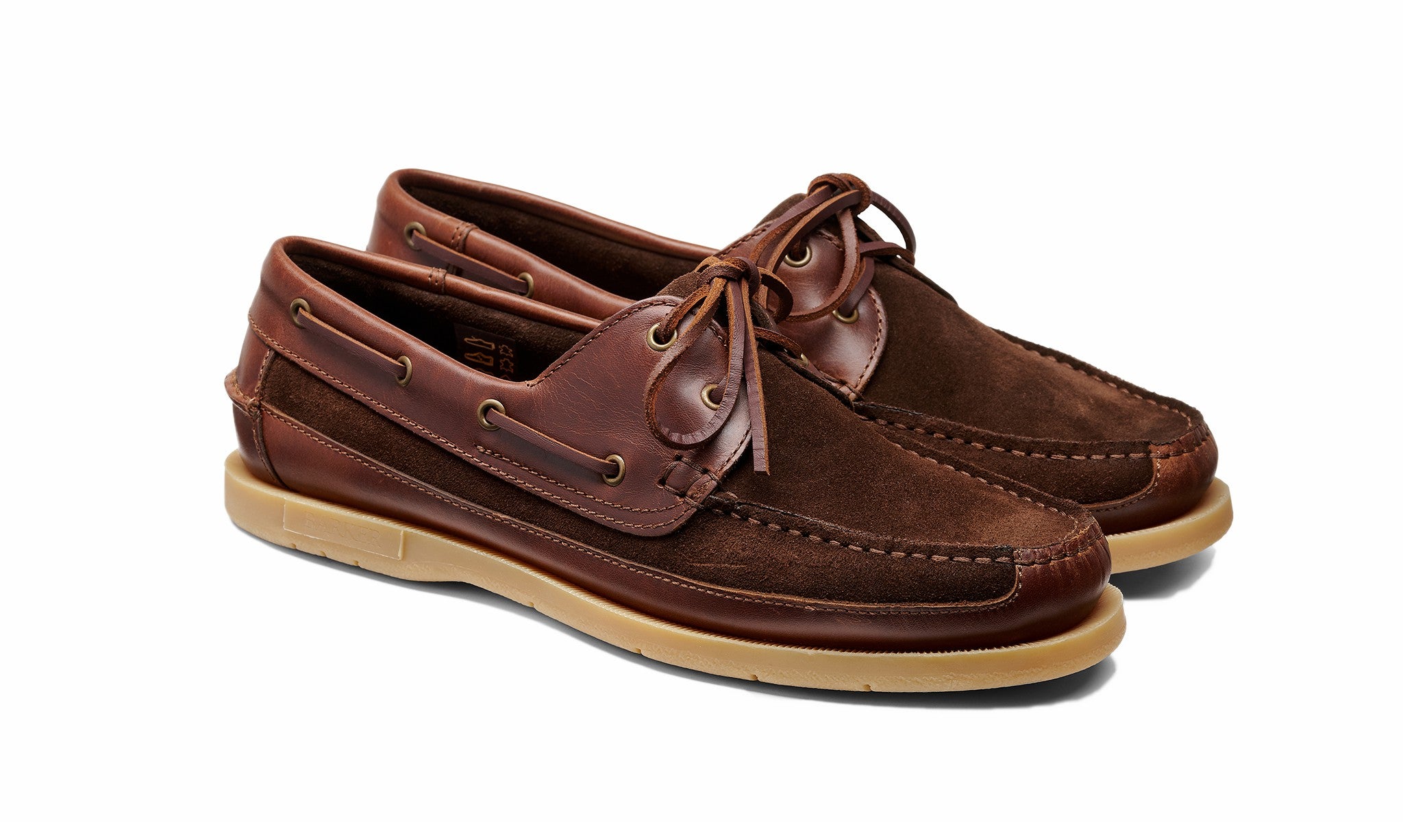 Dexter - Cognac Leather Coffee Suede | Barker Shoes