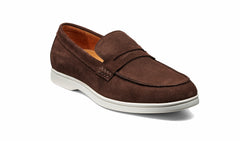 Santiago - Coffee Suede White Sole | Barker Shoes