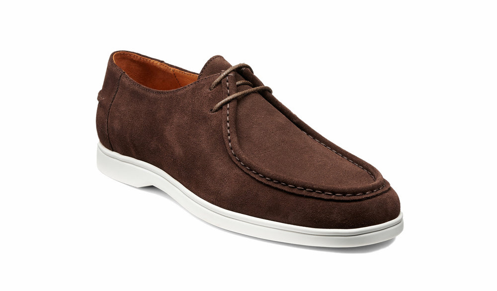 Vigo - Coffee Suede White Sole | Barker Shoes