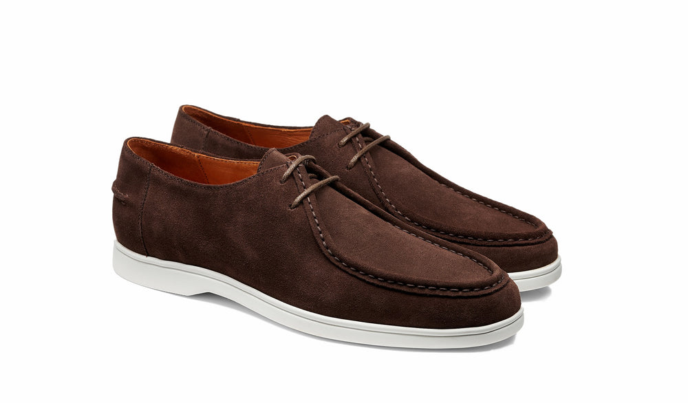 Vigo - Coffee Suede White Sole | Barker Shoes
