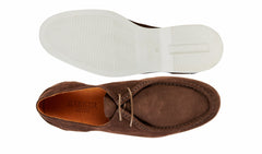 Vigo - Coffee Suede White Sole | Barker Shoes