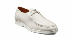 Vigo - White Suede White Sole | Barker Shoes