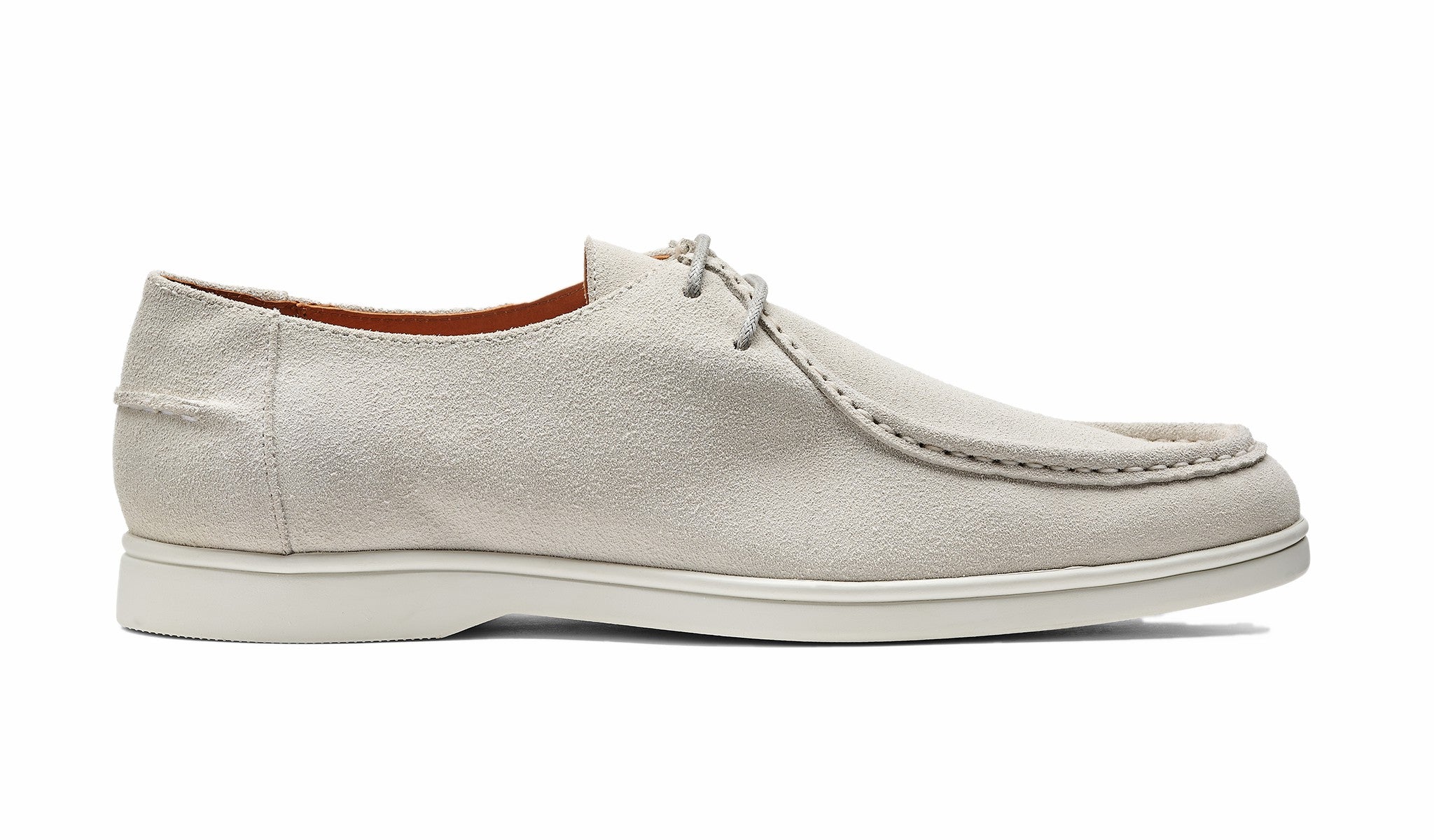 Vigo - White Suede White Sole | Barker Shoes
