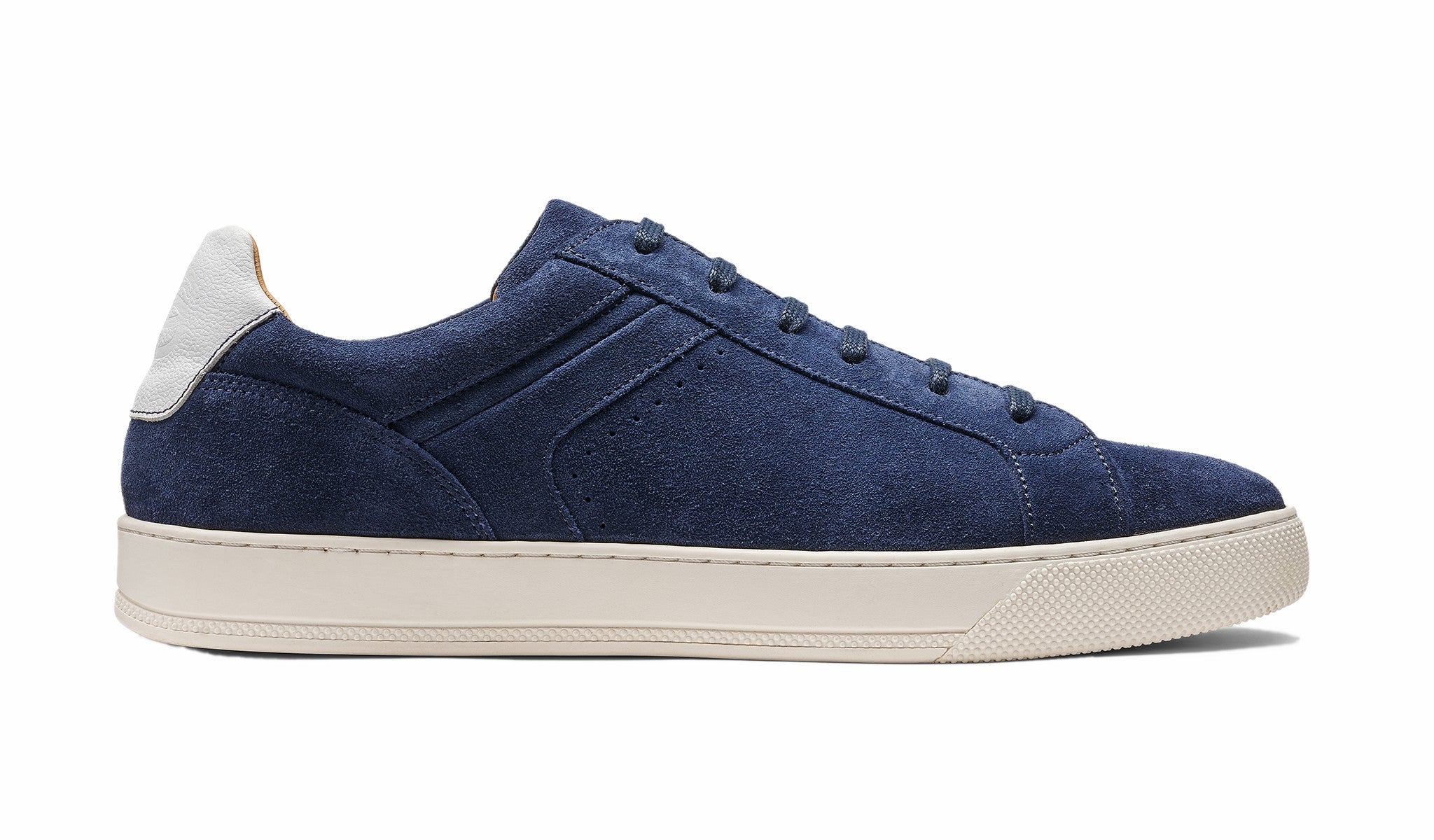 Skylar - Navy Suede White | Barker Shoes