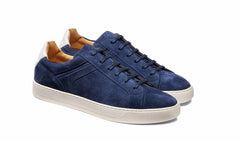 Skylar - Navy Suede White | Barker Shoes