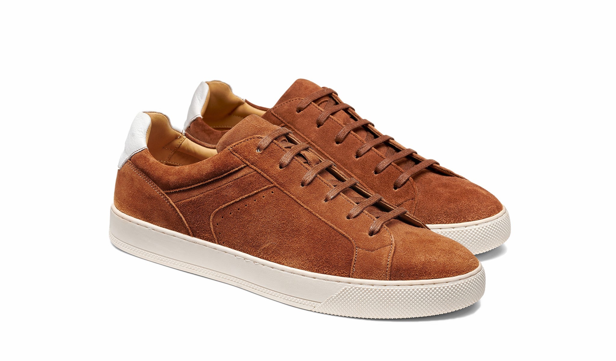 Skylar - Camel Suede White | Barker Shoes