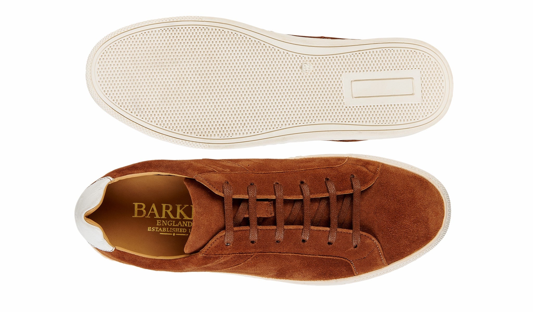 Skylar - Camel Suede White | Barker Shoes