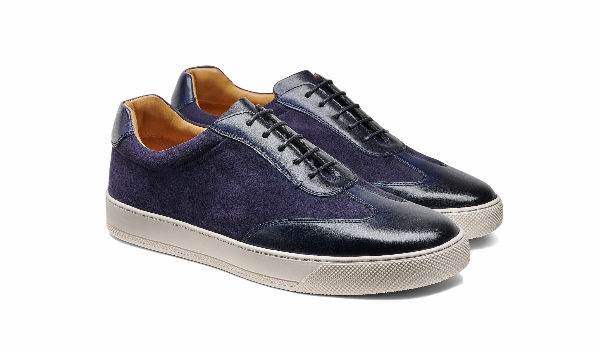 Stig - Navy Suede Calf | Barker Shoes