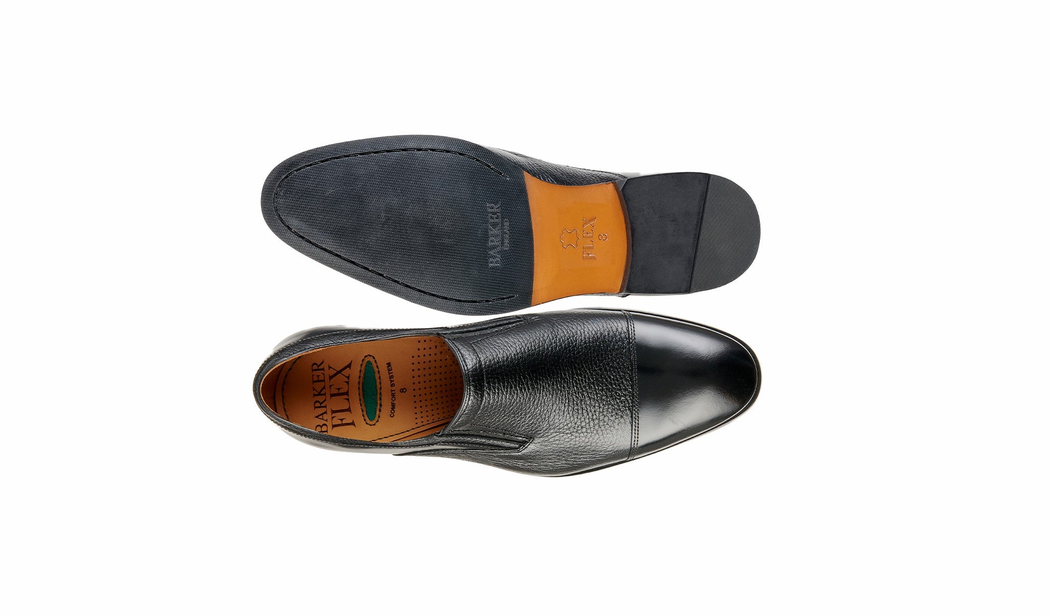 Dover - Black Hishine Black Cervo | Barker Shoes