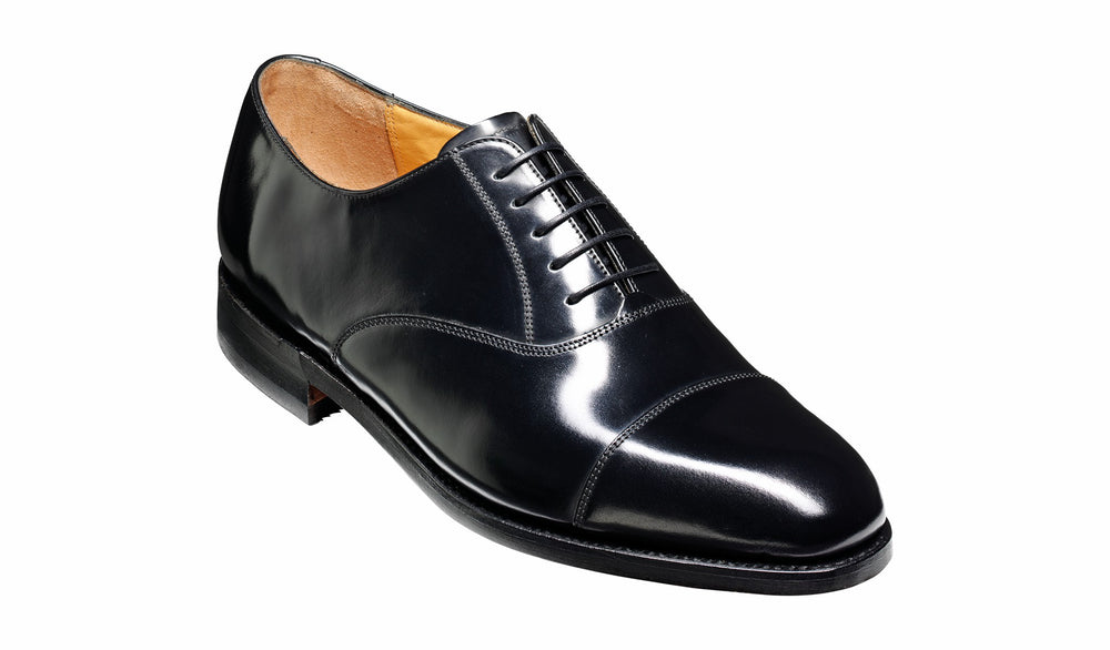 Arnold - Black Hi-Shine Oxford Shoe | Barker Shoes