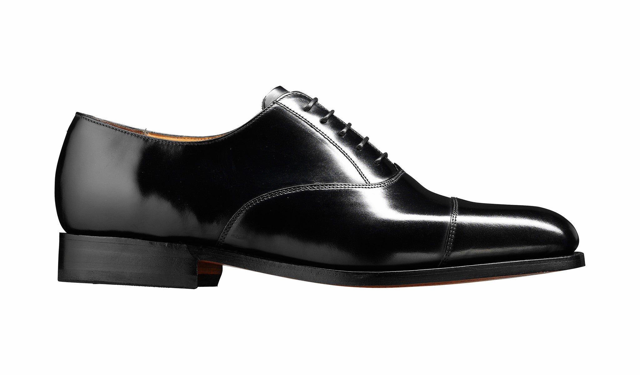 Arnold - Black Hi-Shine Oxford Shoe | Barker Shoes