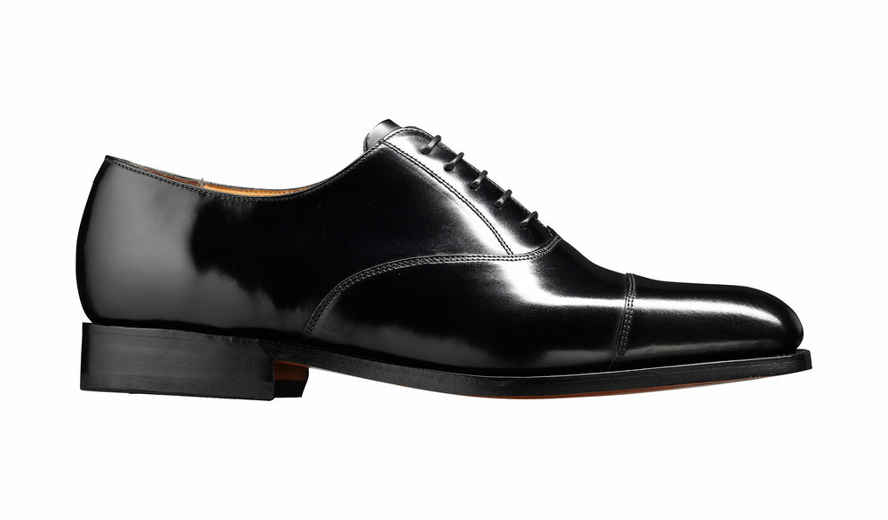 Arnold - Black Hi-Shine Oxford Shoe | Barker Shoes
