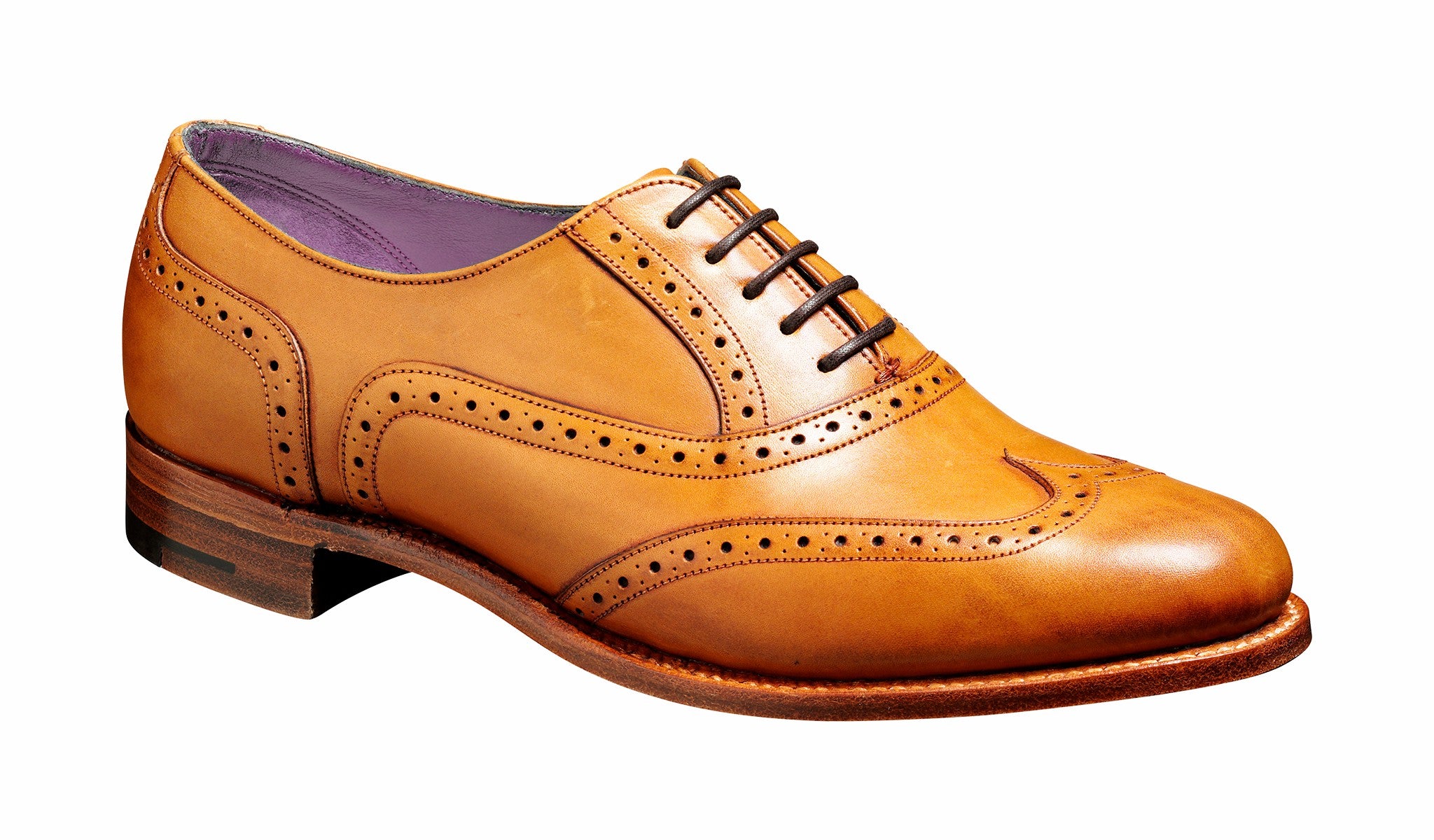 Freya - Cedar Calf Brogue Shoe | Barker Shoes