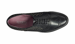 Freya - Black Calf / Studs Womens Brogues | Barker Shoes