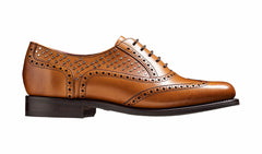 Freya - Cedar Calf / Studs - Brogue Shoe Womens | Barker Shoes