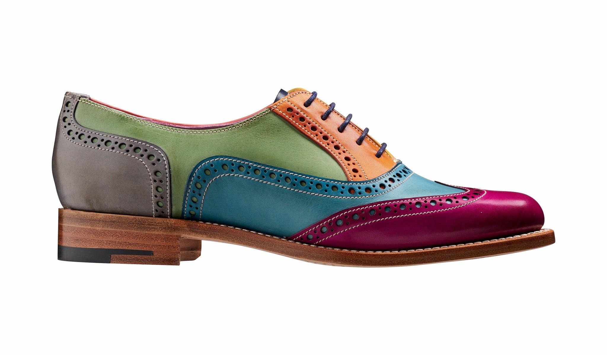 Fearne - Multi Coloured Women Brogue Shoe | Barker Shoes