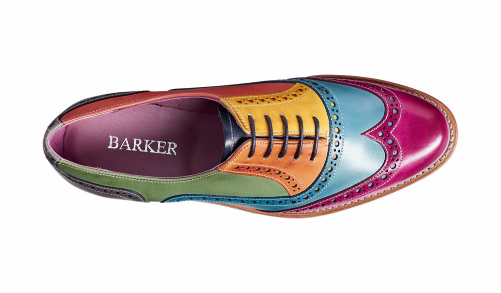 Fearne - Multi Coloured Women Brogue Shoe | Barker Shoes