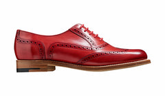 Fearne - Red Hand Painted Womens brogue Shoe | Barker Shoes