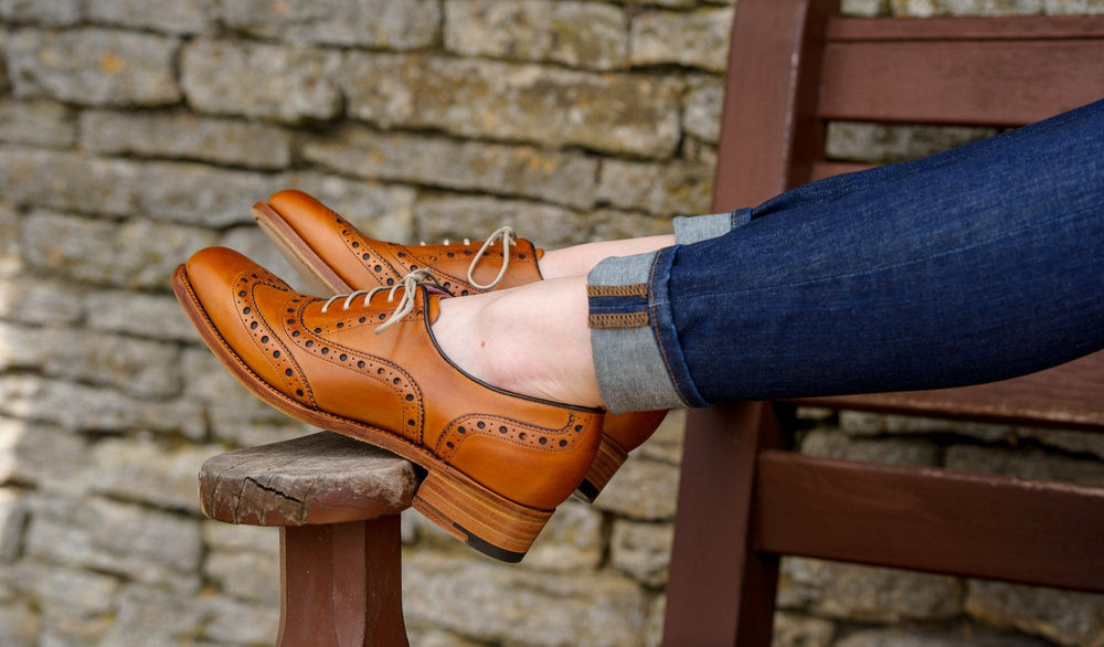 Sloane - Cedar Calf Brogue | Barker Shoes