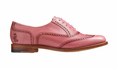 Santina - Pink / Glitter Crust Brogue | Barker Shoes