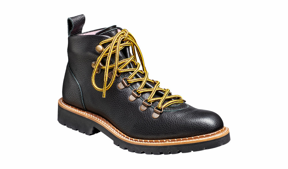 Julie - Black Grain Hiking Boot | Barker Shoes