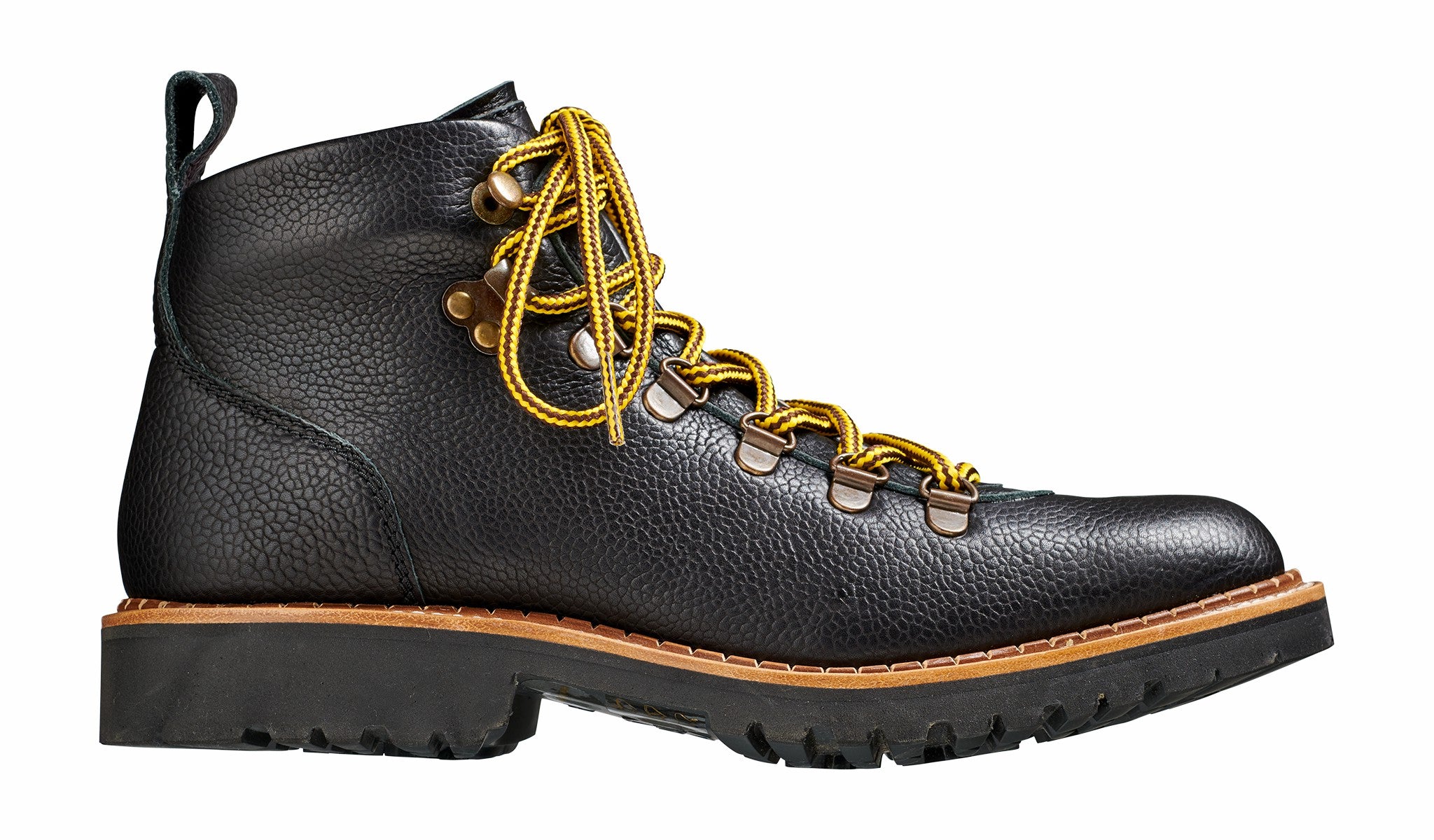 Julie - Black Grain Hiking Boot | Barker Shoes